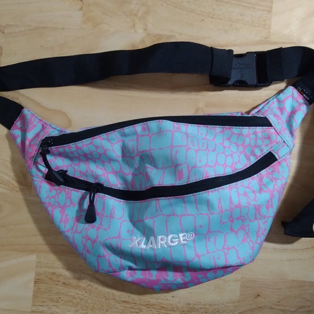 XLarge Dual Compartment Cordura Fanny Pack Waist Pouch